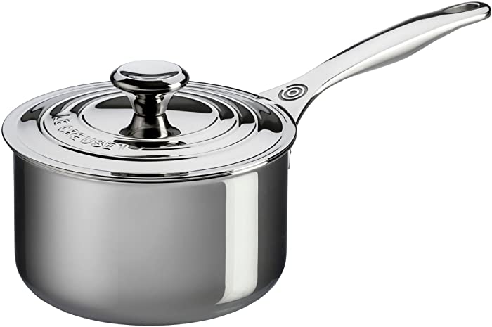 Le Creuset Tri-Ply Stainless Steel Saucepan, 2 qt.