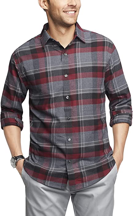 Van Heusen Men's Classic Fit Flex Long Sleeve Stretch Button Down Shirt