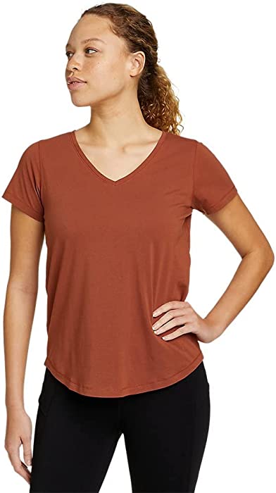 Eddie Bauer Women's Tempo Light V-Neck T-Shirt