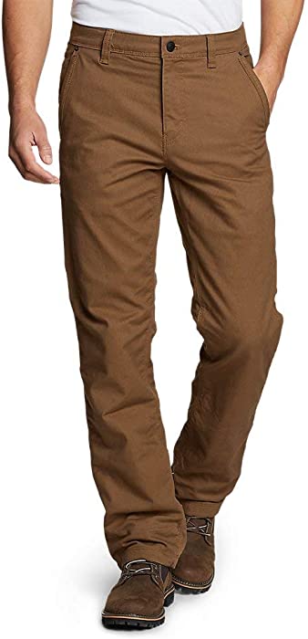 Eddie Bauer Men's Snowcat Fleece-Lined Canvas Pants