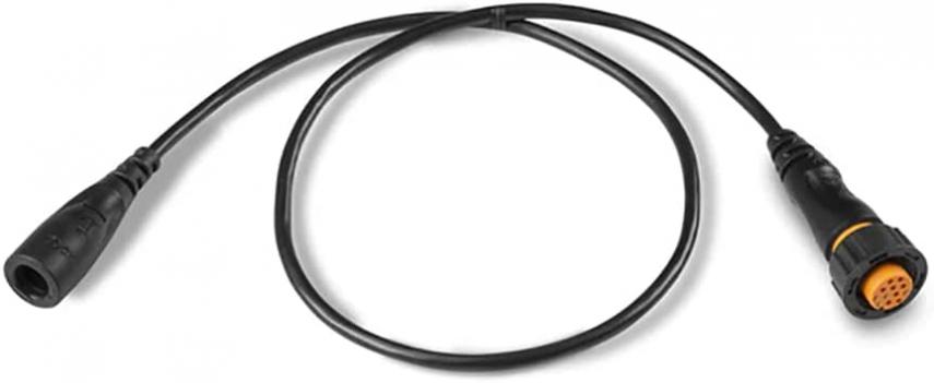 Garmin 010-12718-00 Sounder Adapter Cable - 4-Pin Transducer to 12-Pin , Black