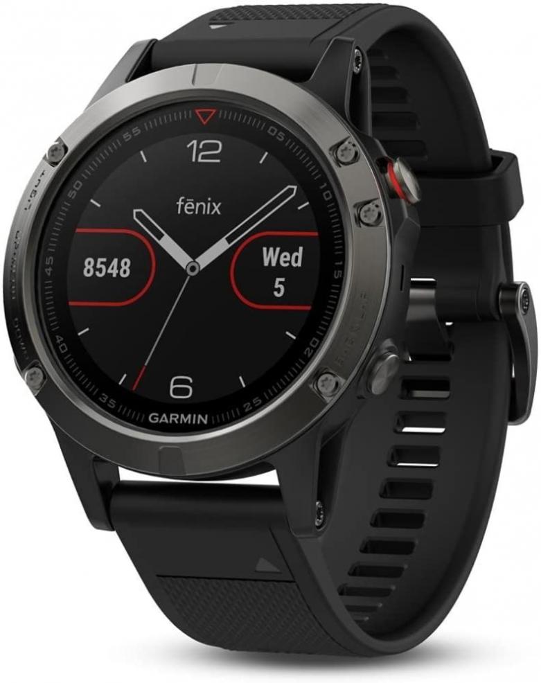 Garmin Fenix 5S Multi-Sport GPS Watch Silver/Turquoise (Renewed)