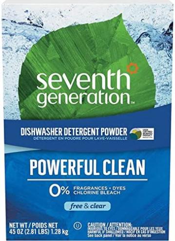 Seventh Generation Automatic Dishwashing Powder, Free & Clear, 45 oz