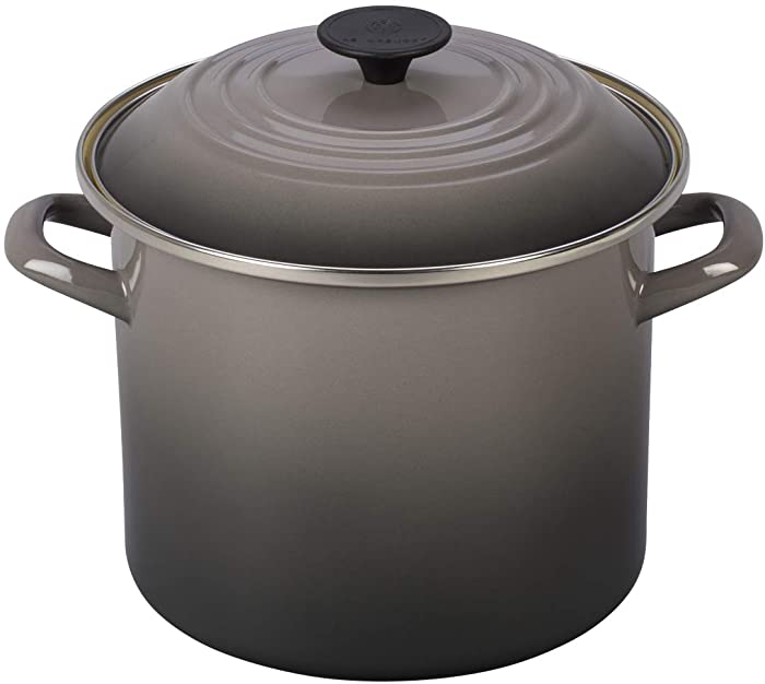 Le Creuset Enamel On Steel Stockpot, 8 qt., Oyster