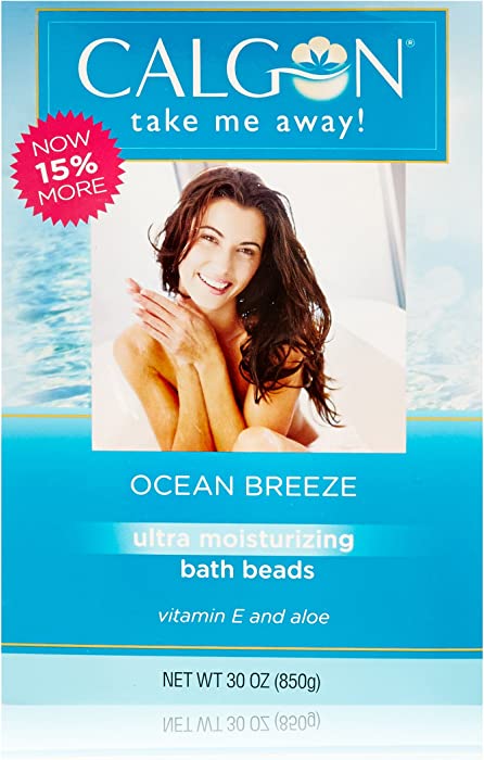 Calgon Ultra-Moisturizing Bath Beads (Ocean Breeze, 30-Ounce)