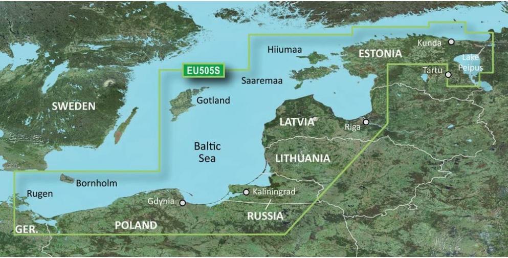 Garmin Bluechart G2 - HXEU505S - Baltic Sea East Coast - MicroSD/SD