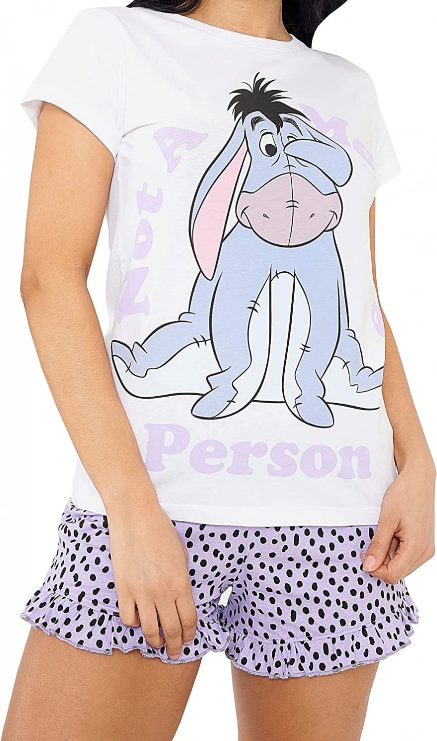 Disney Womens Eeyore Short Pajamas