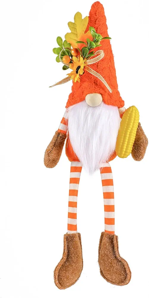 Kitchen Thanksgiving Gnome Decoration Holiday Home Room Desktop Tiered Tray Children Girls Boys Present Unique Gift for Thanksgiving and Harvest Festival