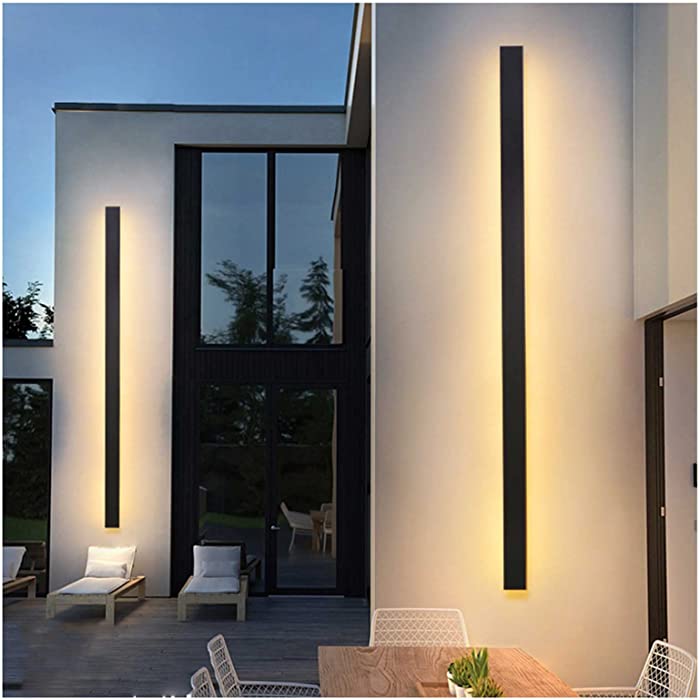 Awen+ Long Strip Wall Light Modern Outdoor Lighting Lamp,LED Sconce Fixture Lamps,Waterproof Anti Rust,for Garden Porch,Bedroom Bedside,Hallway.