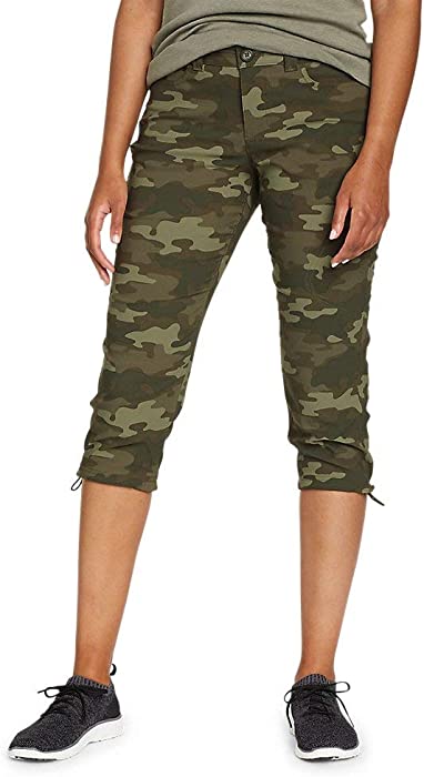 Eddie Bauer Women's Rainier Capris - Camo Print