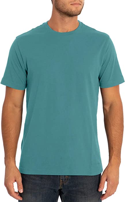 Eddie Bauer Men's Short-Sleeve Basic T-Shirt - Teal Medium