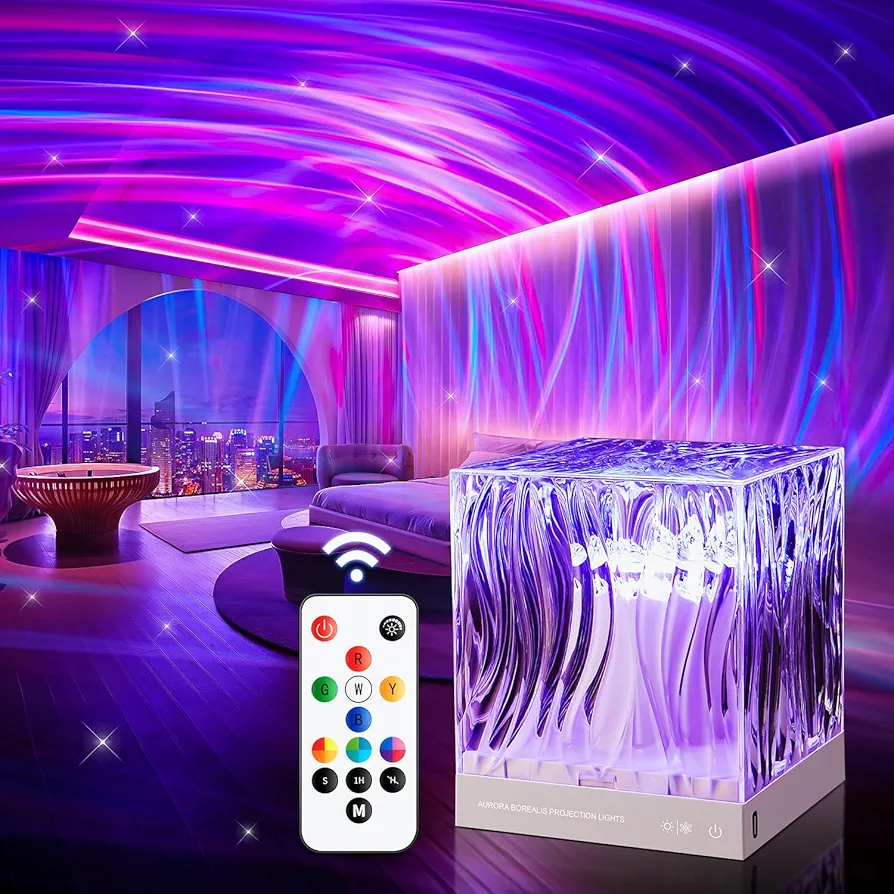 Night Light Projector for Bedroom, 54 Lighting Modes Ceiling Projector Northern Lights Projector, Remote & Timer Galaxy Light Projector, Mood Lighting for Bedroom, Teen Girl Room Decor For Teen Girls