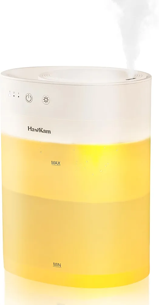 Humidifiers for Bedroom, 3.5L Cool Mist Humidifiers with Easy to Top Fill and Clean, Auto Shut-off, BPA-Free & 28H Runtime, Air Humidifier for Home Large Room Baby Nursery Plants & Offices