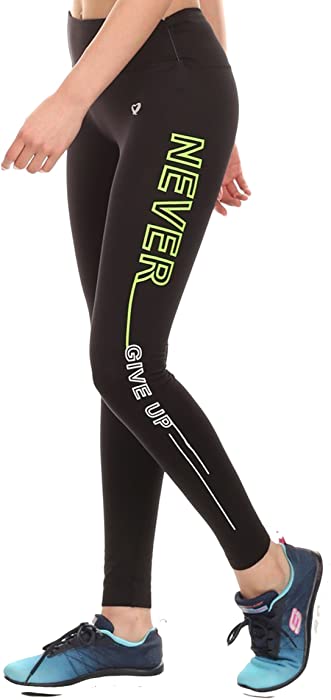 OLLIE ARNES Women's Athletic Yoga Pilates Gym Workout Compression Pants