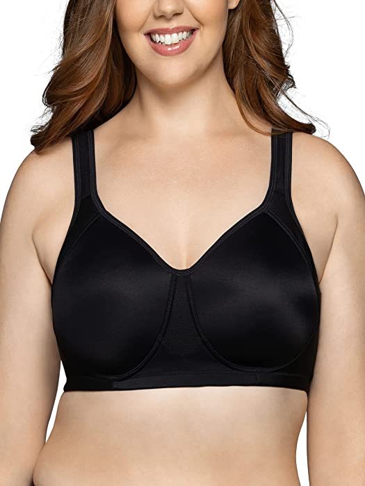 Vanity Fair Women's Wireless Medium Impact Plus Size Padded Sports Bra (36C-44DDD)