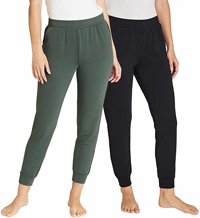 Eddie Bauer Womens 2 Pack Fleece Lounge Joggers