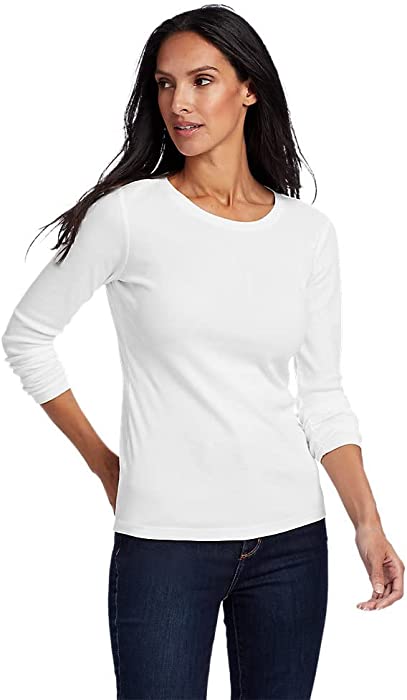 Eddie Bauer Women's Favorite Long-Sleeve Crewneck T-Shirt Tall