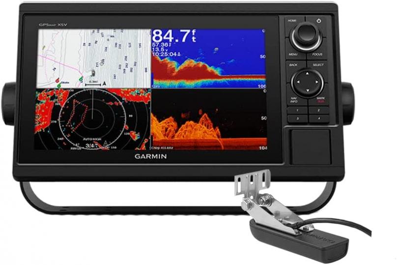 Garmin GPSMAP 1042xsv, 10-inch Chartplotter/Sonar Combo, Includes Transducer, Keypad Interface and Multifunction Control Knob