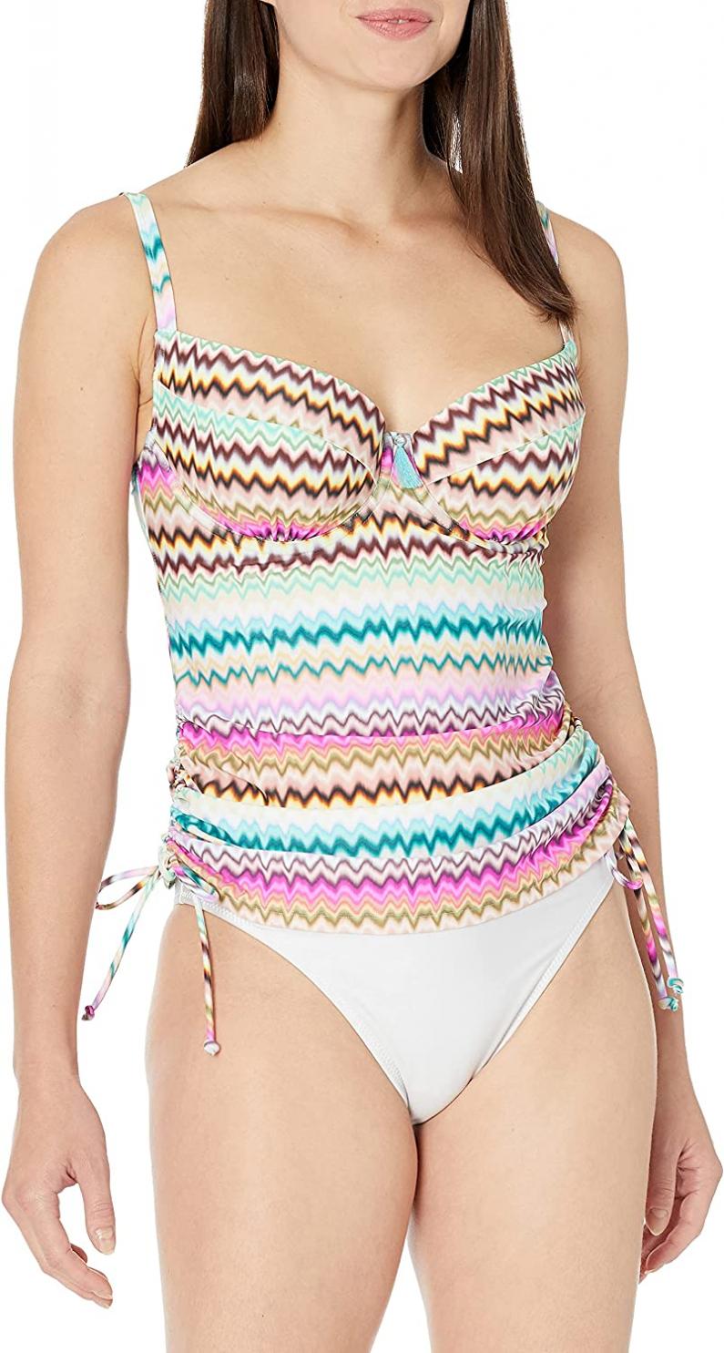 Panache Swim Women's Standard Milano Balconette Underwire Tankini Top