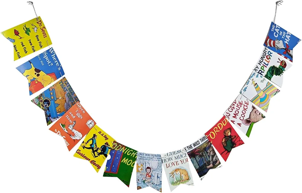 Comic Story Book Party Banner - Super Hero Banner - Kids Room Decor - Party Decorations