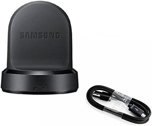 Genuine Samsung Qi Wireless Charging Dock Cradle Charger For Gear S3 Classic,Frontier SM-R760 with 3FT Micro USB & Stylus (New)