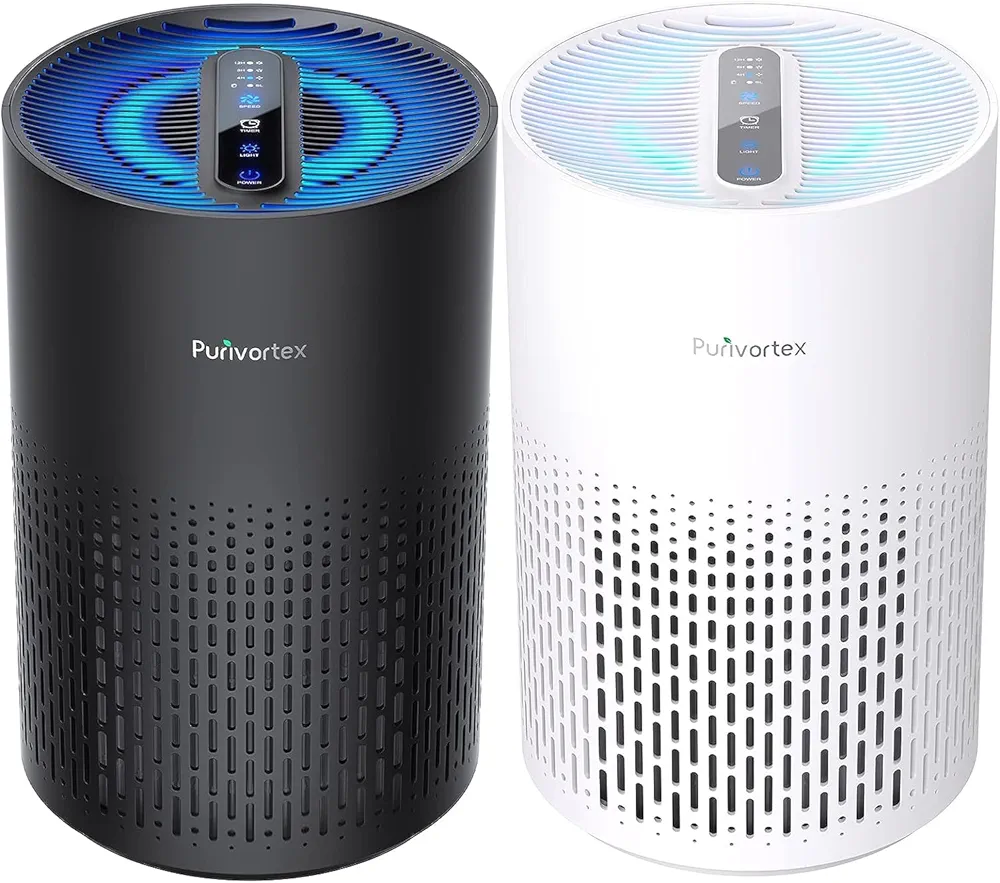 Air Purifiers for Home, H13 True HEPA Filter for A11ergies, Pollen, Smoke, Dusts, Pets Dander, Odor, Hair, Ozone Free, 20db Quiet cleaner for Bedroom, Room, Kitchen and Living Room, SGS Certificaion