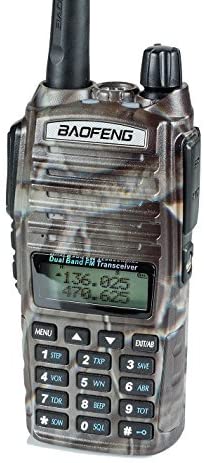 BaoFeng UV-82HP (CAMO) High Power Dual Band Radio: 136-174mhz (VHF) 400-520mhz (UHF) Amateur (Ham) Portable Two-Way