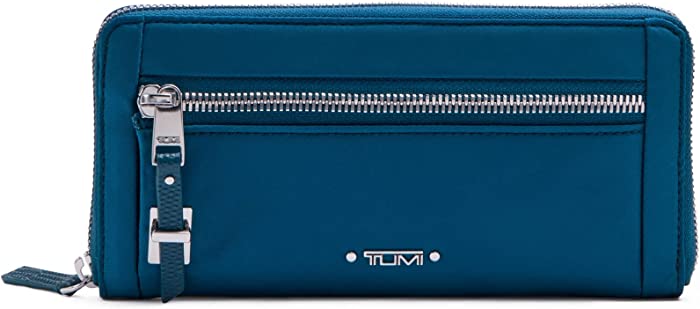 Tumi Voyageur Zip-Around Continental Dark Turquoise One Size