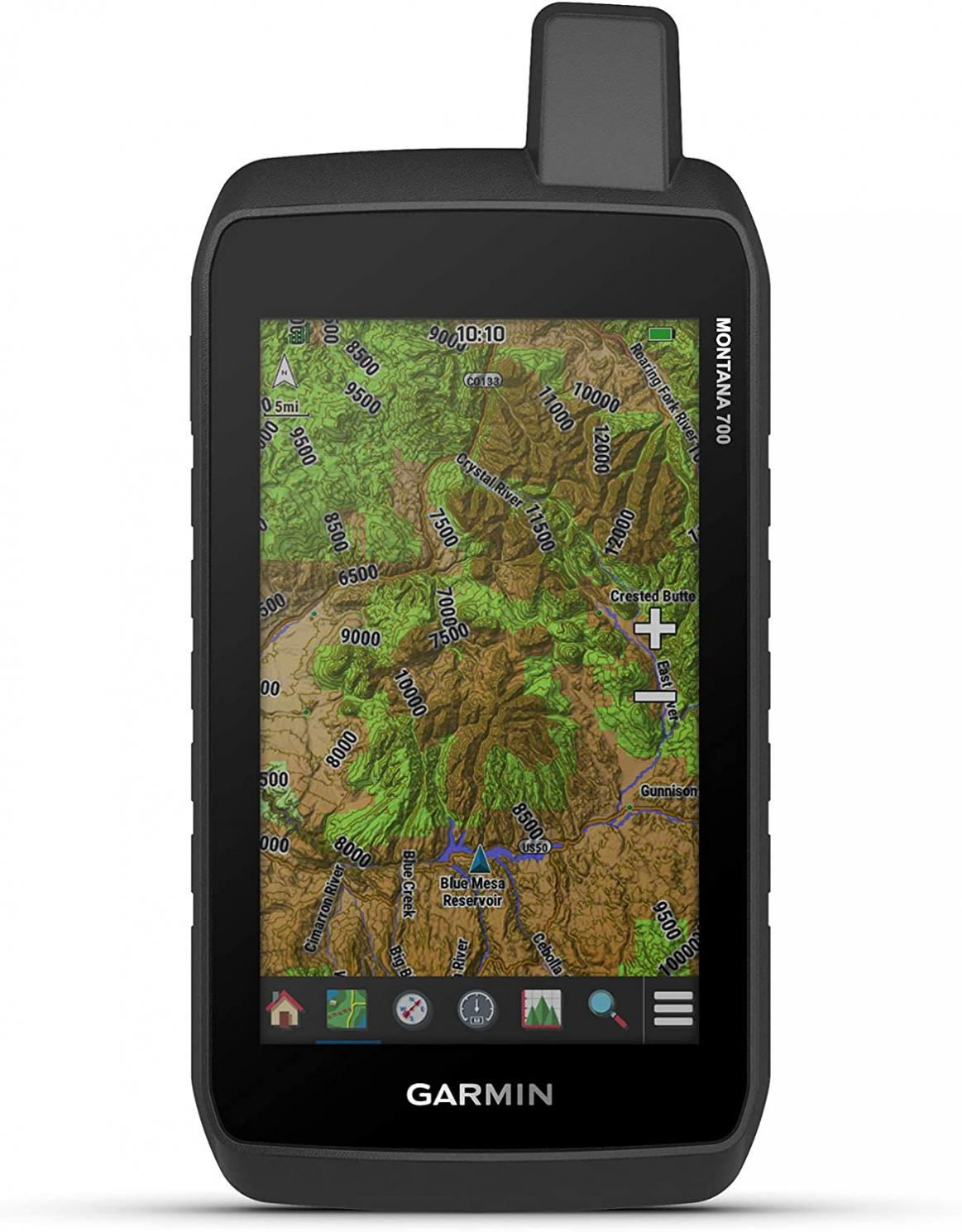 Garmin Montana 700, Rugged GPS Handheld, Routable Mapping for Roads and Trails, Glove-Friendly 5" Color Touchscreen