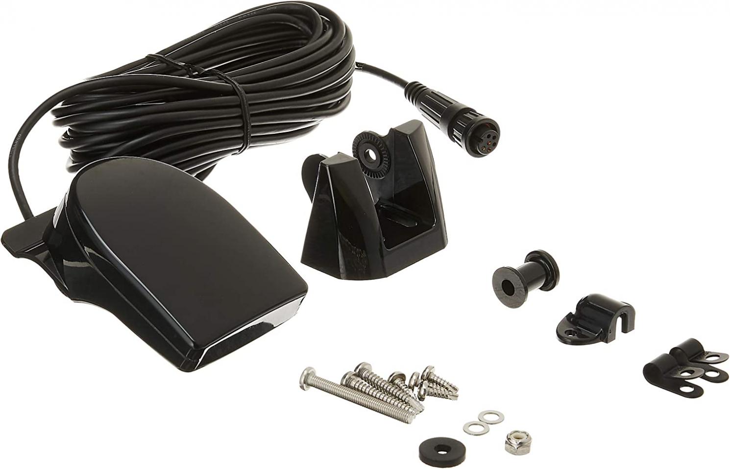 Garmin 200-kHz and 50-kHz Transom Mount Transducer Kit-15-Degree Beamwidth