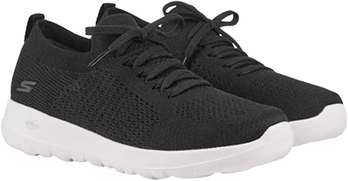 Skechers Performance Women's Go Walk Joy Faux Tie Slip-On Sneaker Walking Shoes