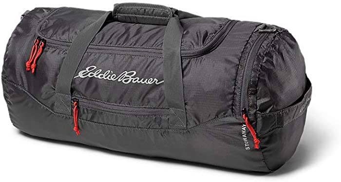 Eddie Bauer Stowaway Packable 45L Duffel, Dark Smoke, ONE SIZE