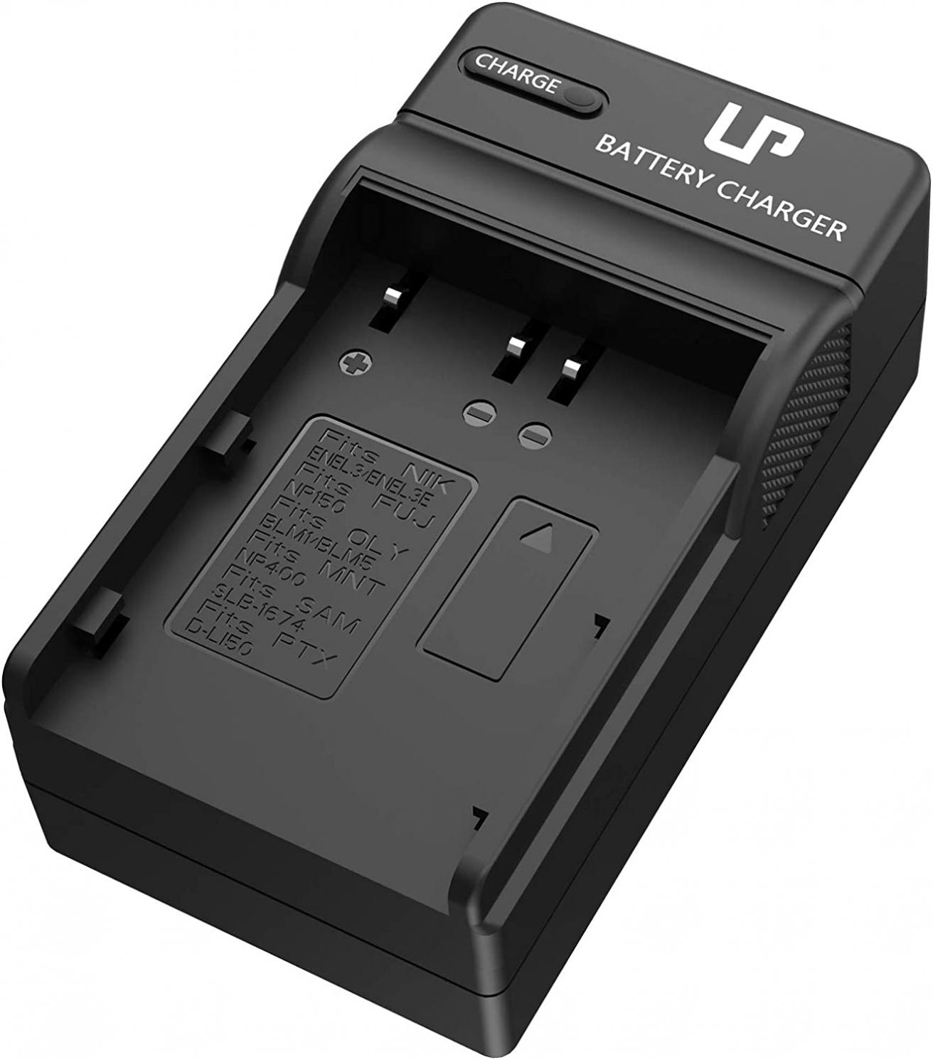 EN-EL3e Battery Charger, LP Charger for Nikon EN EL3e, EL3, EL3a Battery, Compatible with Nikon D700, D300s, D300, D200, D100, D90, D80, D70s, D70, D50, Replacement for Nikon MH-18, MH-18a, MH-19