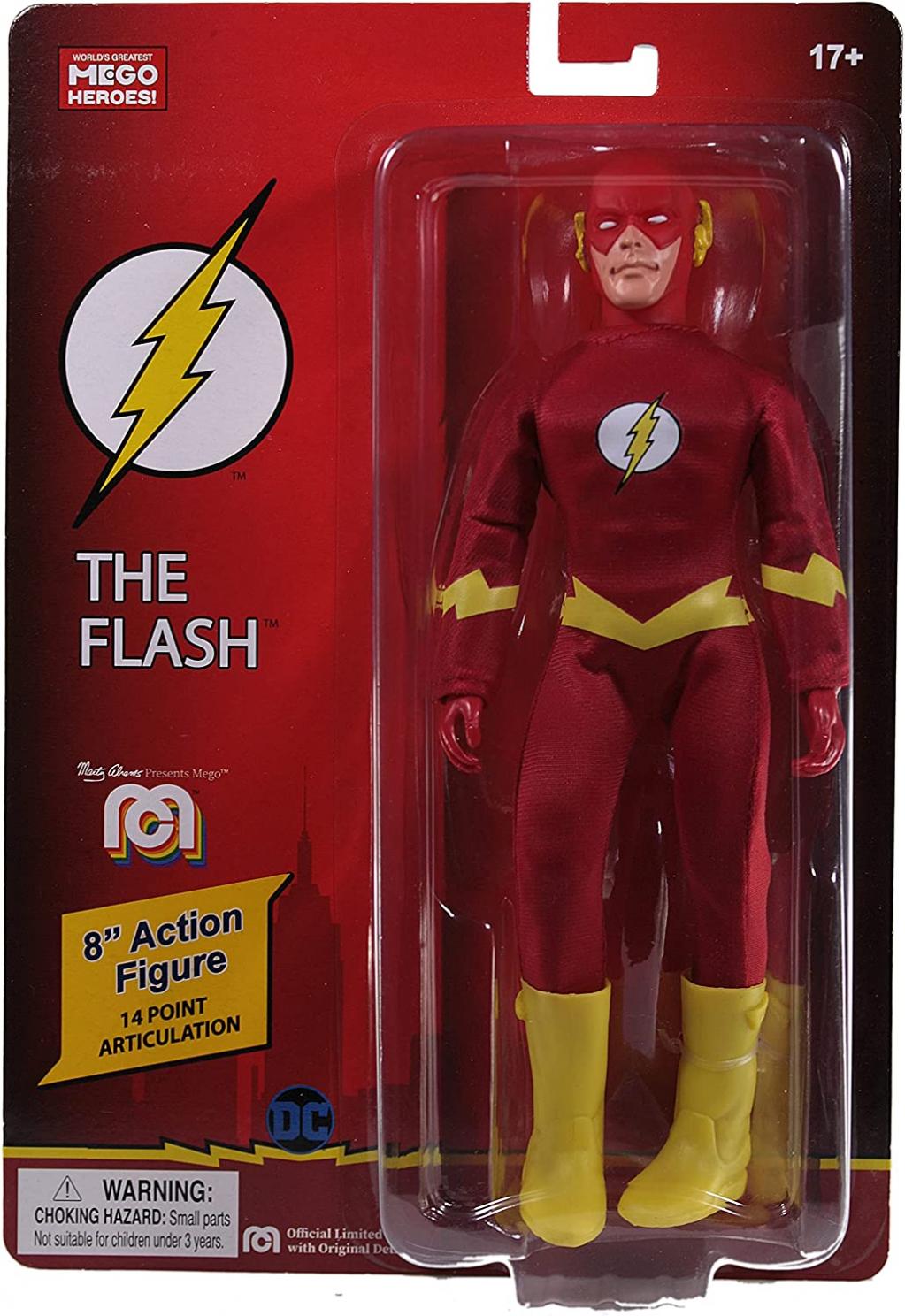 Mego DC Comics Flash 8" Action Figure Multicolor