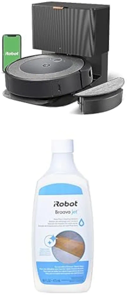 Bundle of iRobot Roomba i5+ Self-Emptying Robot Vacuum & Mop + iRobot Authentic Replacement Parts - Hard Floor Cleaning Solution, Compatible with Robot Mops