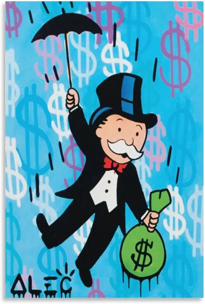 FEF ALEC Monopolys Poster Decorative Painting Canvas Wall Art Room Posters Office Decorations 08x12inch(20x30cm)