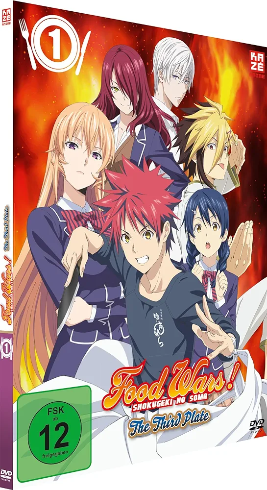 Food Wars! The Third Plate - Staffel 3 - Vol.1 - [DVD]