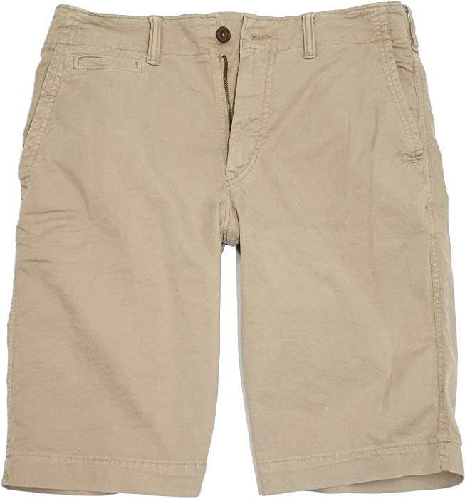 American Eagle Men's Next Level Flex Longer Length 12" Khaki Short 6671