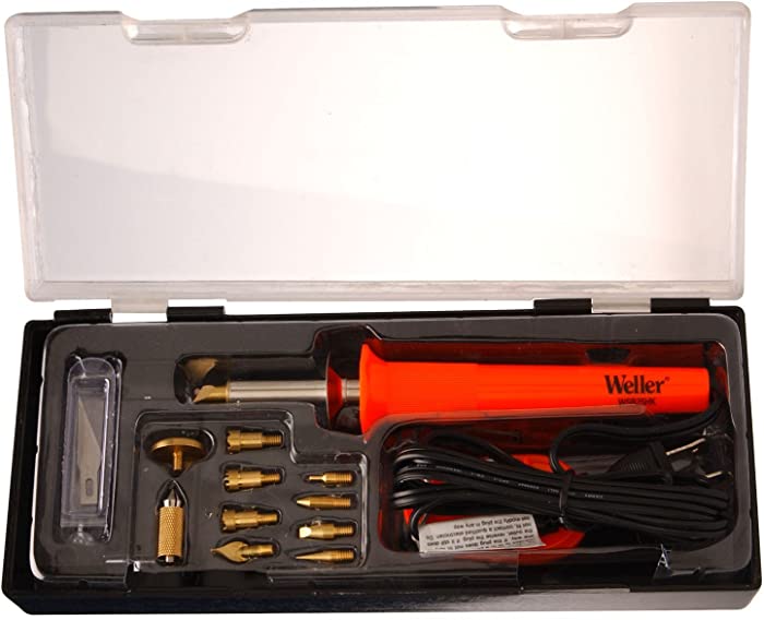 Weller WSB25WB 15 Piece 25 Watt Short Barrel Woodburning Kit