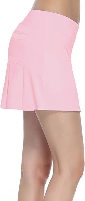 HonourSex Women Golf Skirts with Pockets Tennis Skirts with Shorts Skorts Activewear Hiking Workout