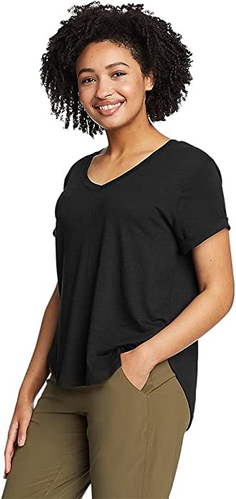 Eddie Bauer Women's Gate Check Short-Sleeve T-Shirt