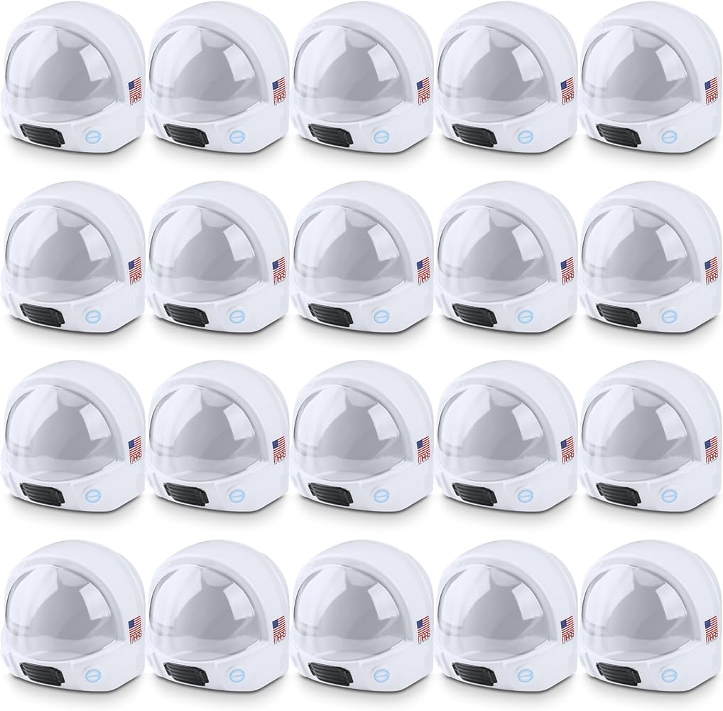 Tarpop 20 Pcs Astronaut Helmet for Kids Astronaut Party Hats Space Helmet Themed Astronaut Party Decorations Astronaut Costume Helmet for Girls Boys Space Birthday Party School Classroom Role Play