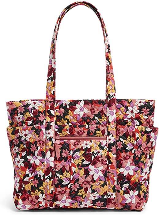 Vera Bradley Cotton Deluxe Vera Tote Bag