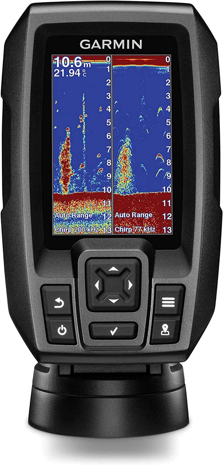 Garmin 010-01550-00 Striker 4 with Transducer, 3.5" GPS Fishfinder with Chirp Traditional Transducer