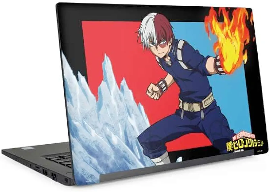 Skinit Decal Laptop Skin Compatible with Latitude E7440 - Officially Licensed My Hero Academia Shoto Todoroki Design