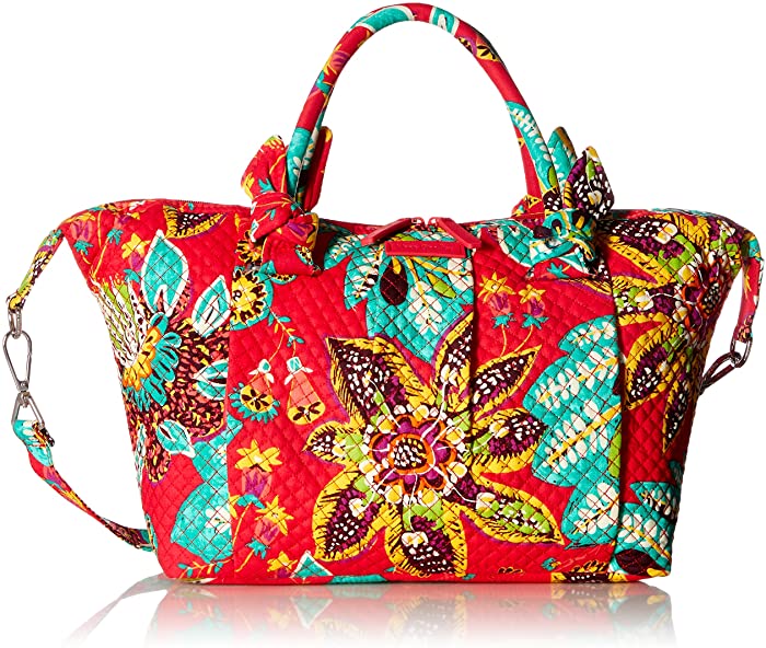 Vera Bradley Cotton Hadley Satchel Purse