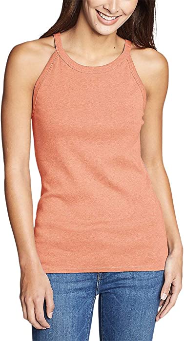 Eddie Bauer Women's Favorite Sleeveless Halter Top - Solid