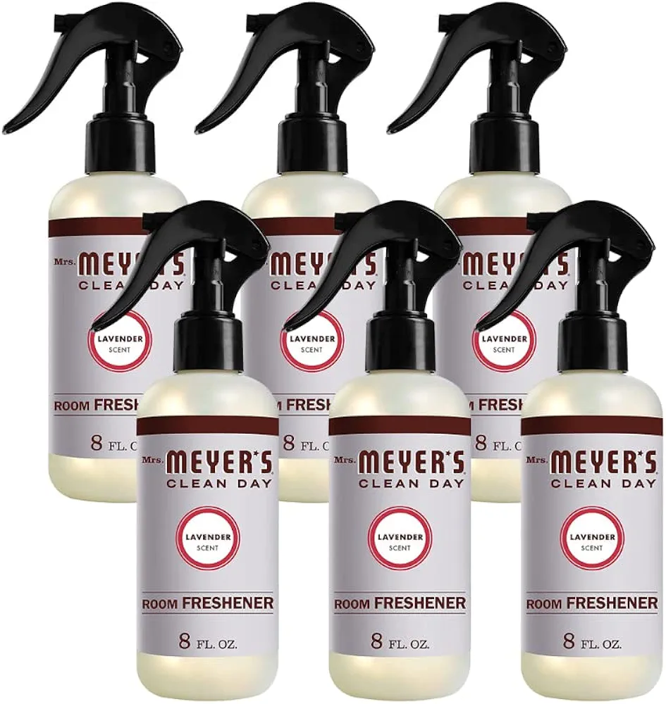 Mrs Meyers Clean Day Room Freshener, 8 Fluid Ounce Lavender 8 oz. (Pack of 6)