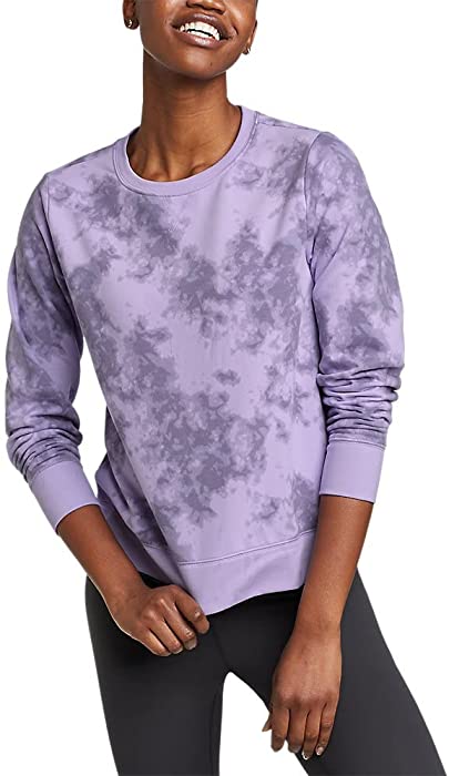 Eddie Bauer Women's Camp Fleece Crewneck Sweatshirt - Print