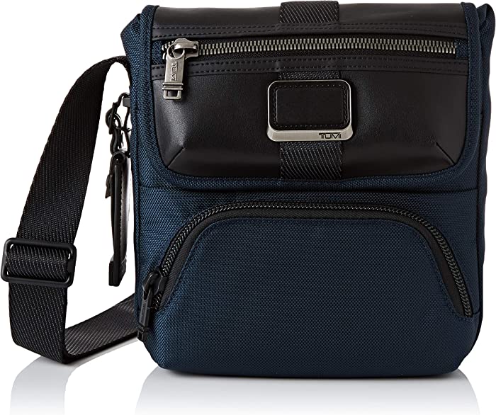 TUMI - Alpha Bravo Barton Crossbody Bag - Satchel for Men and Women - Navy